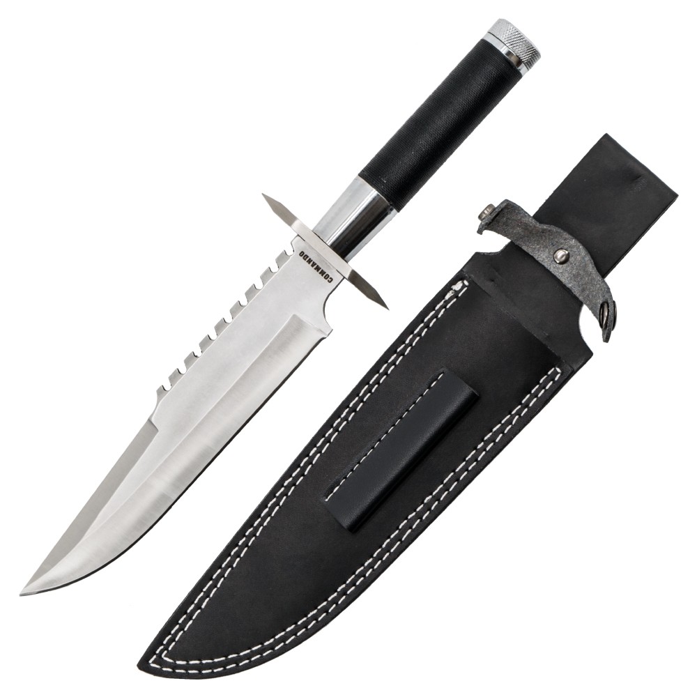 COUTEAU DE SURVIE À LAME FIXE COMMANDO