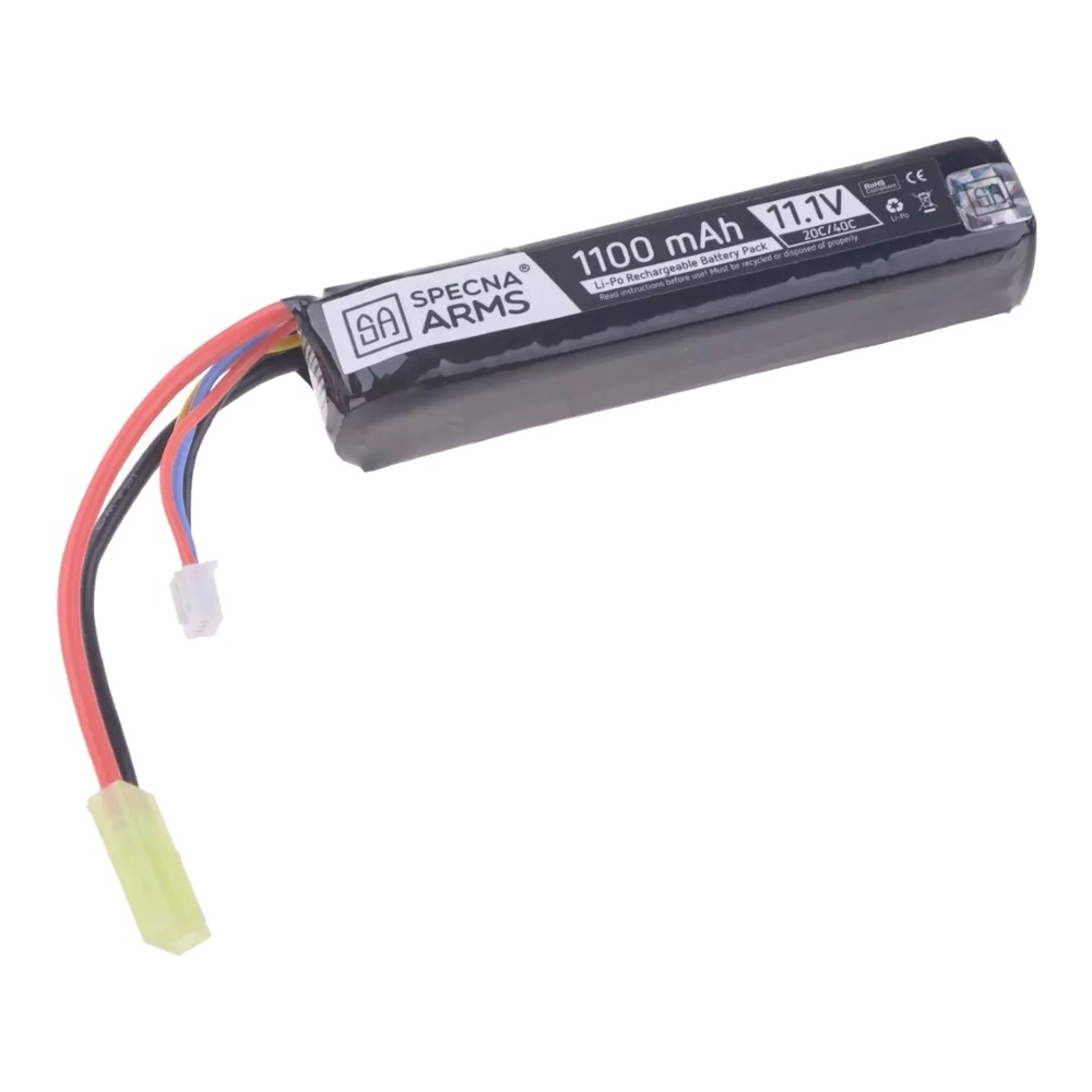 Batterie Li-Po 11,1 VX 1100 mAh 20/40C - SPECNA ARMS