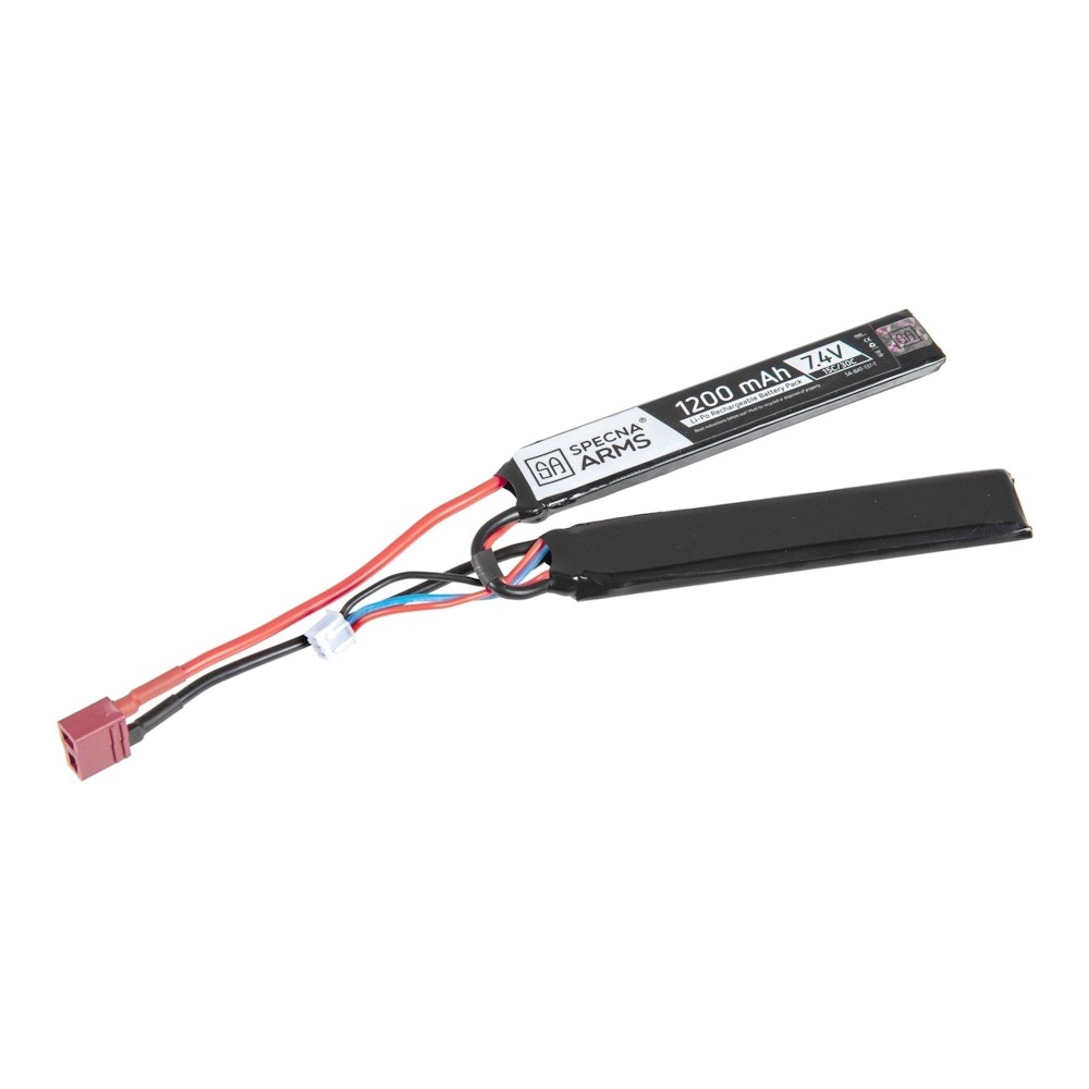 Batterie LI-PO 7,4 V 1200 mAh 15/30 C BUTTERFLY DEANS - SPECNA ARMS