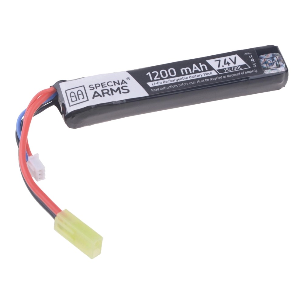 Batterie Li-Po 7,4 V 1200 mAh 15/30 C - SPECNA ARMS